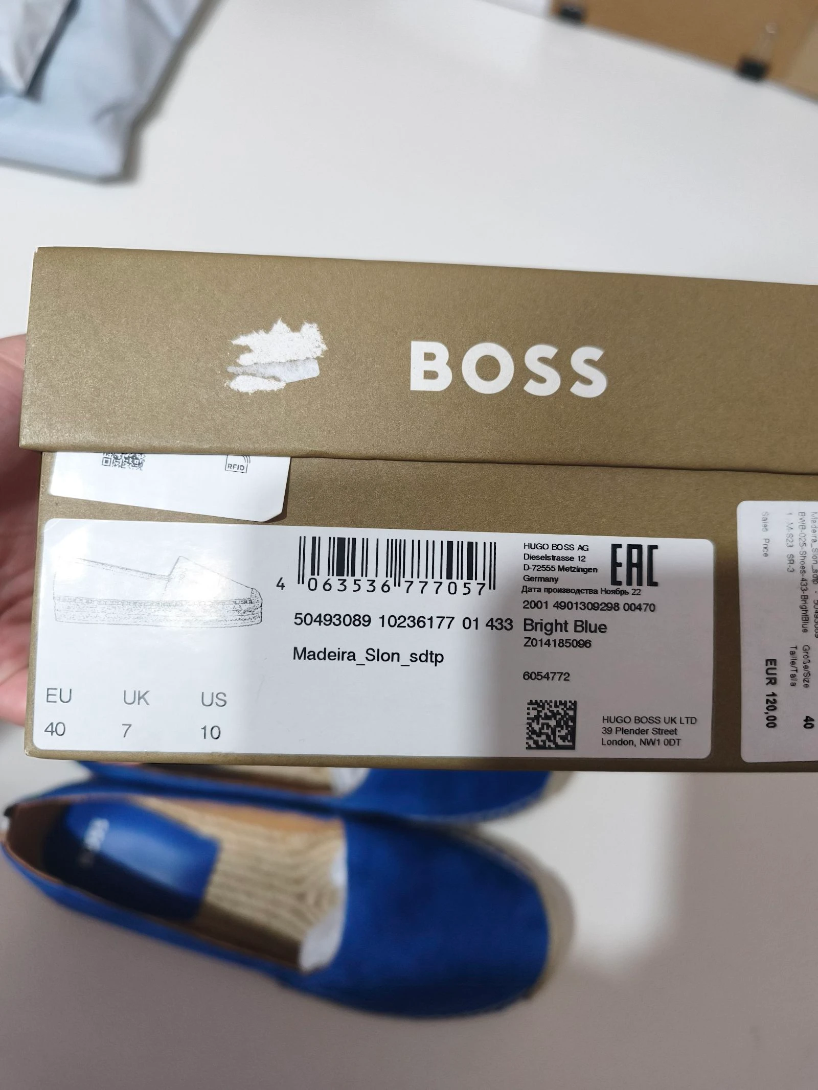 Boss espadrilles size 40 – photo 8